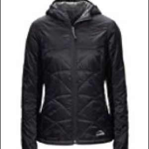 LL Bean Primaloft Packaway Hooded Jacket Women XL